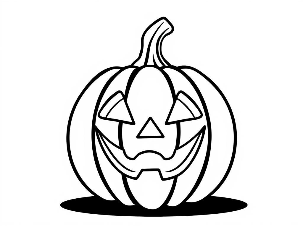 Preview of Jack-o-lantern stencil