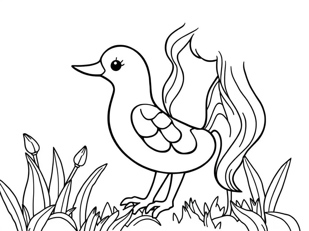 Bird Coloring Page
