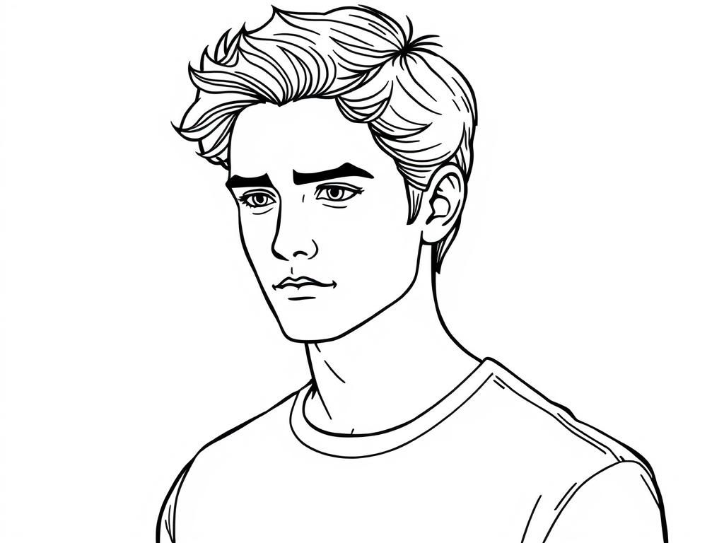 Portrait Coloring Page