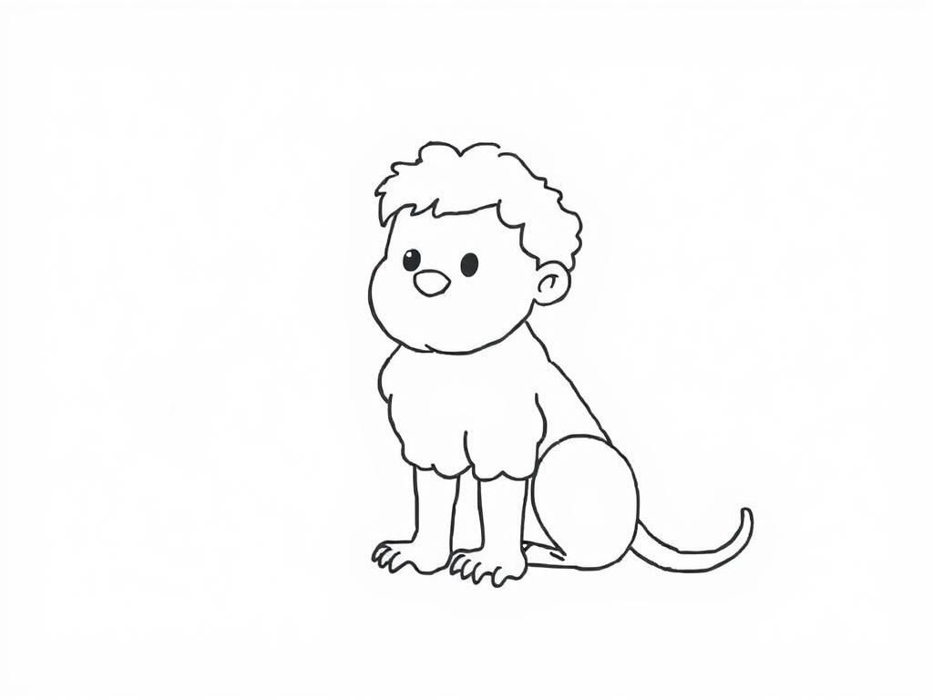 Doodle Dog Coloring Page