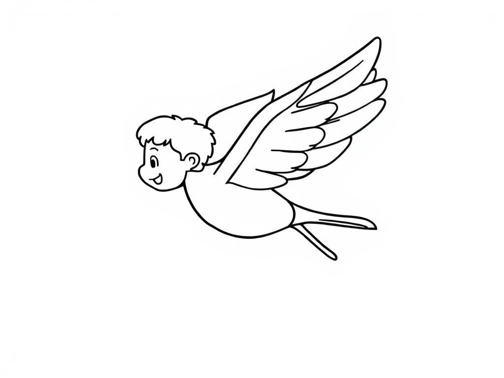 Angel Coloring Page