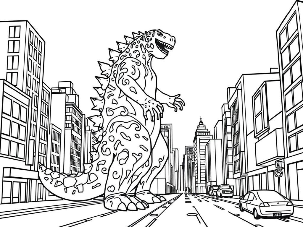 Preview of kaiju no 8 in the city