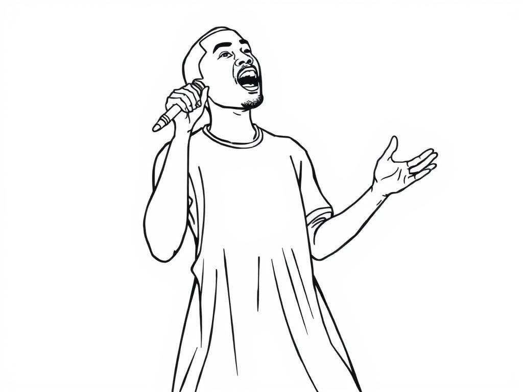 Music Coloring Page