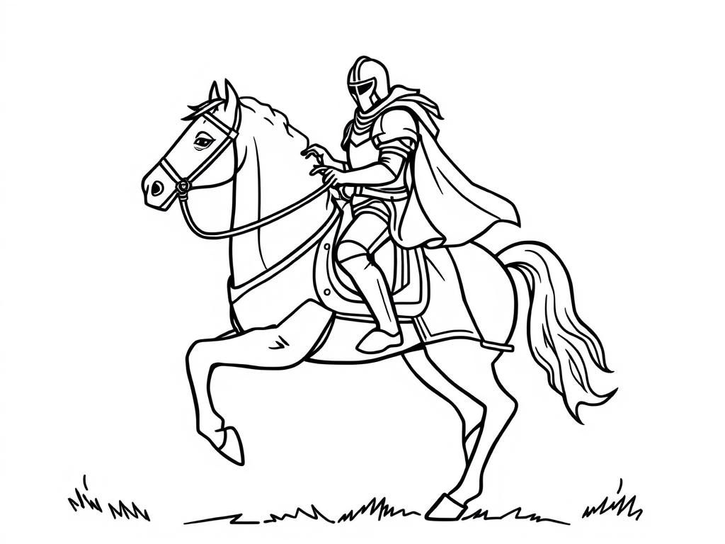 Preview of Knight on horse