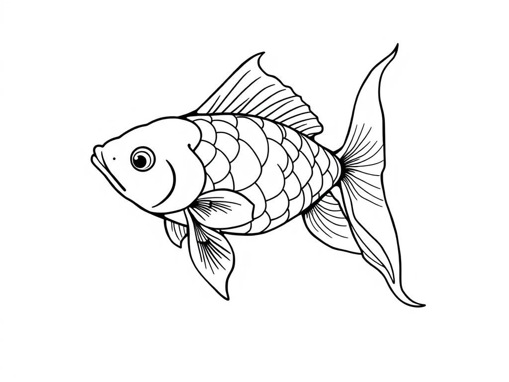 Fish Coloring Page