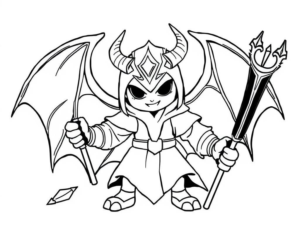 Kpop Demon Hunters - Free Printable Coloring Page