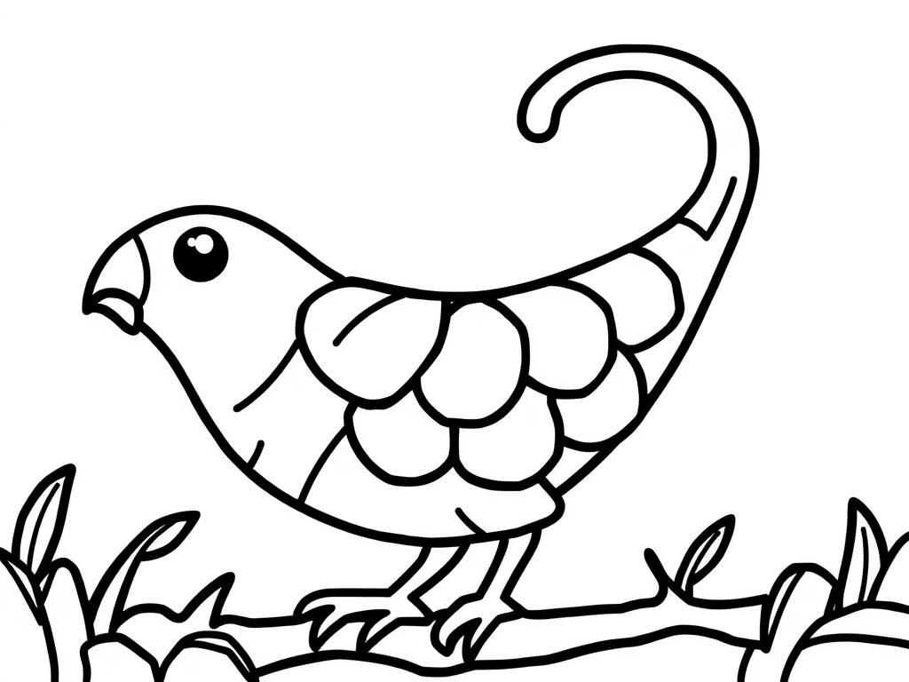 Bird Coloring Page