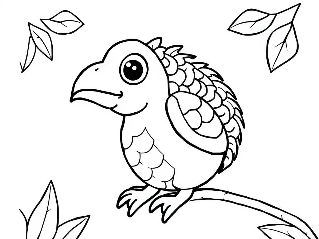 Bird Coloring Page