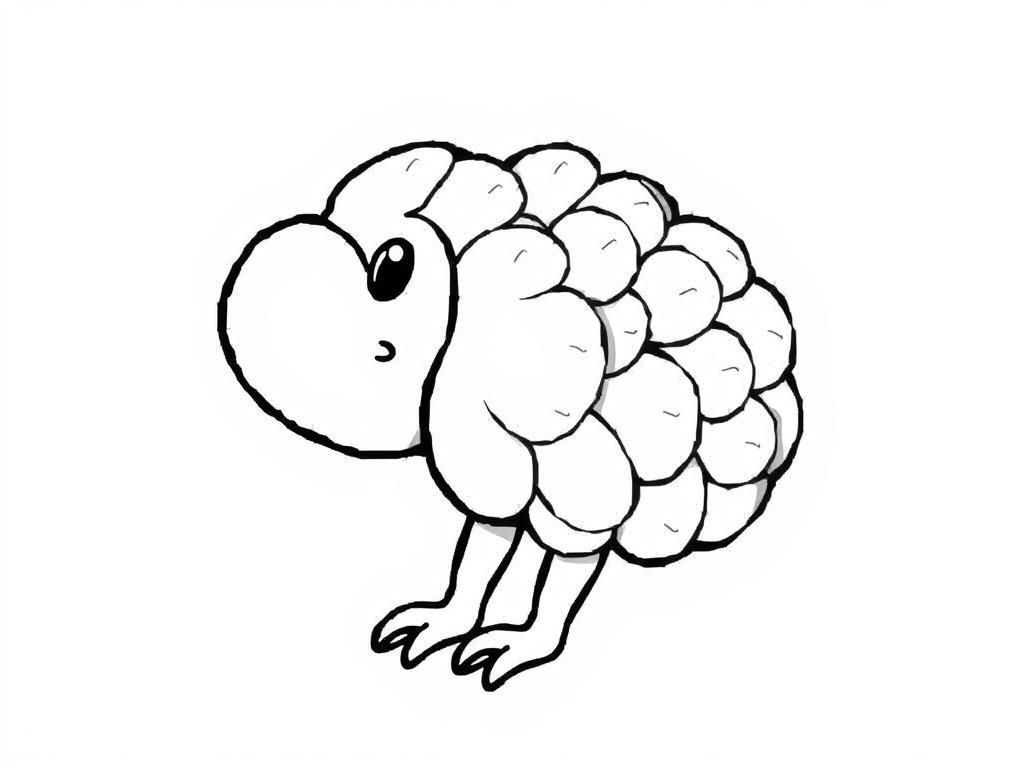 Sheep Coloring Page