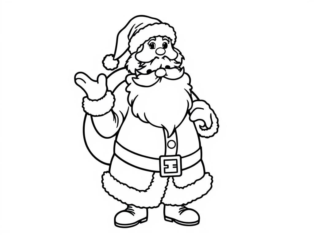 Santa Claus Coloring Page