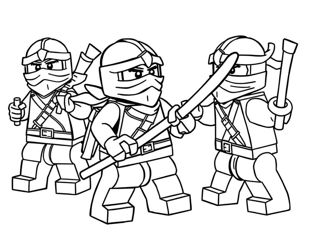 Preview of lego against lego ninjas