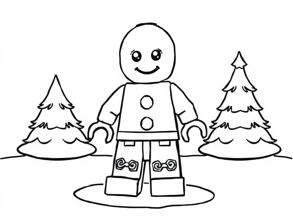 Lego gingerbread man