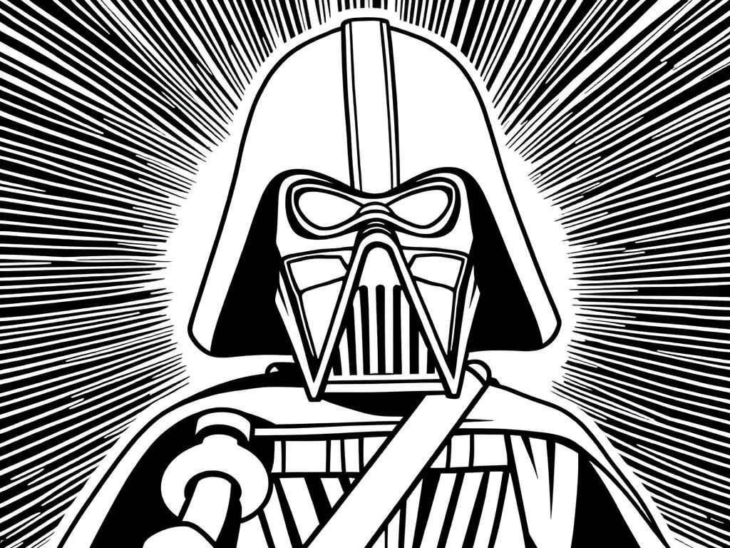 Darth Vader Coloring Page