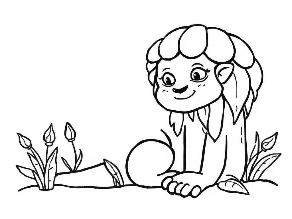 Lion Coloring Page