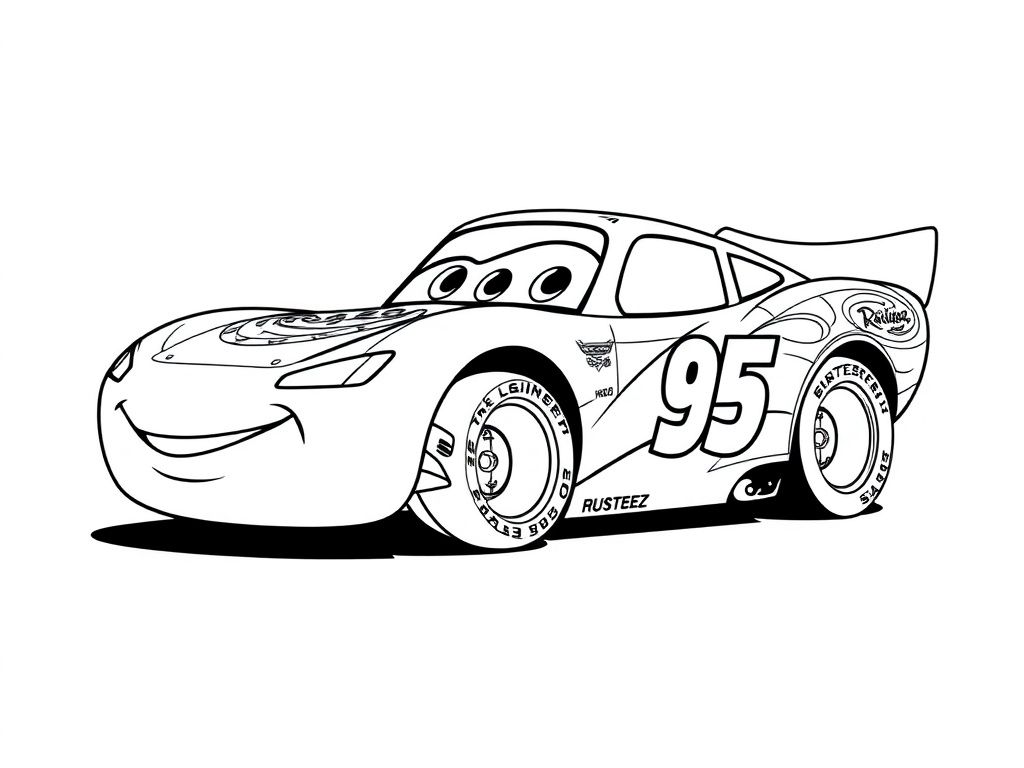 Cars Coloring Page