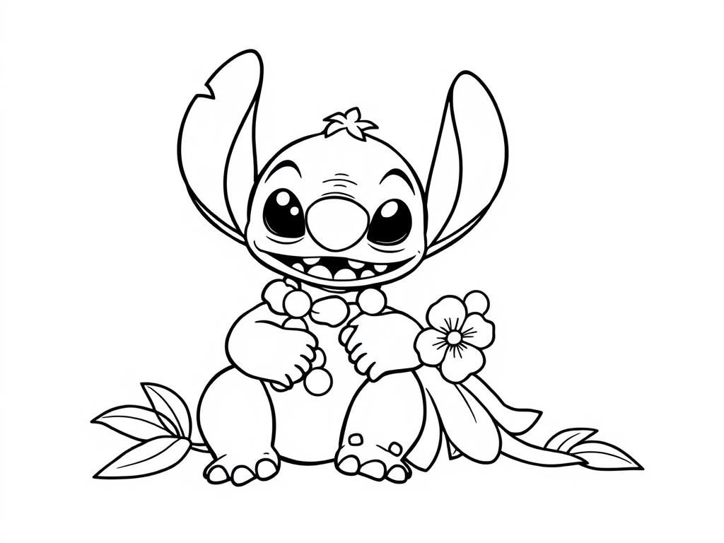 Lilo and Stitch Coloring Page