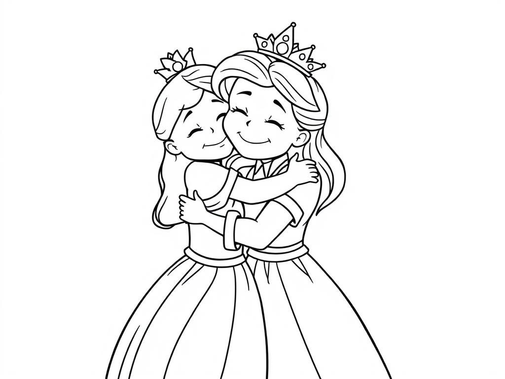 Princess Coloring Page
