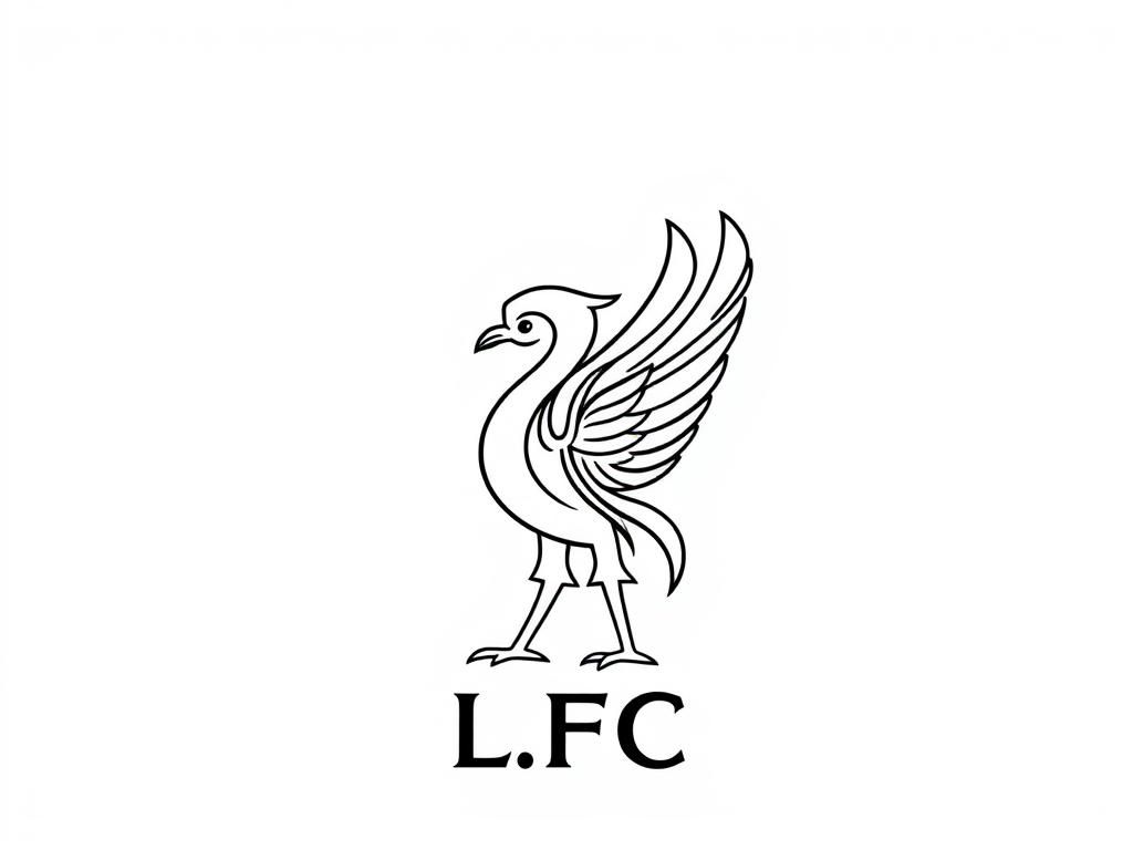 Liverpool FC Bird Coloring Page