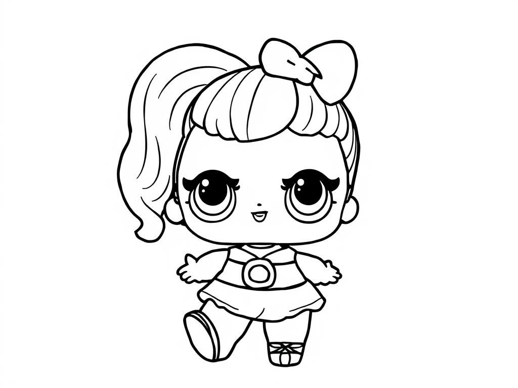 lol surprise - Free Printable Coloring Page