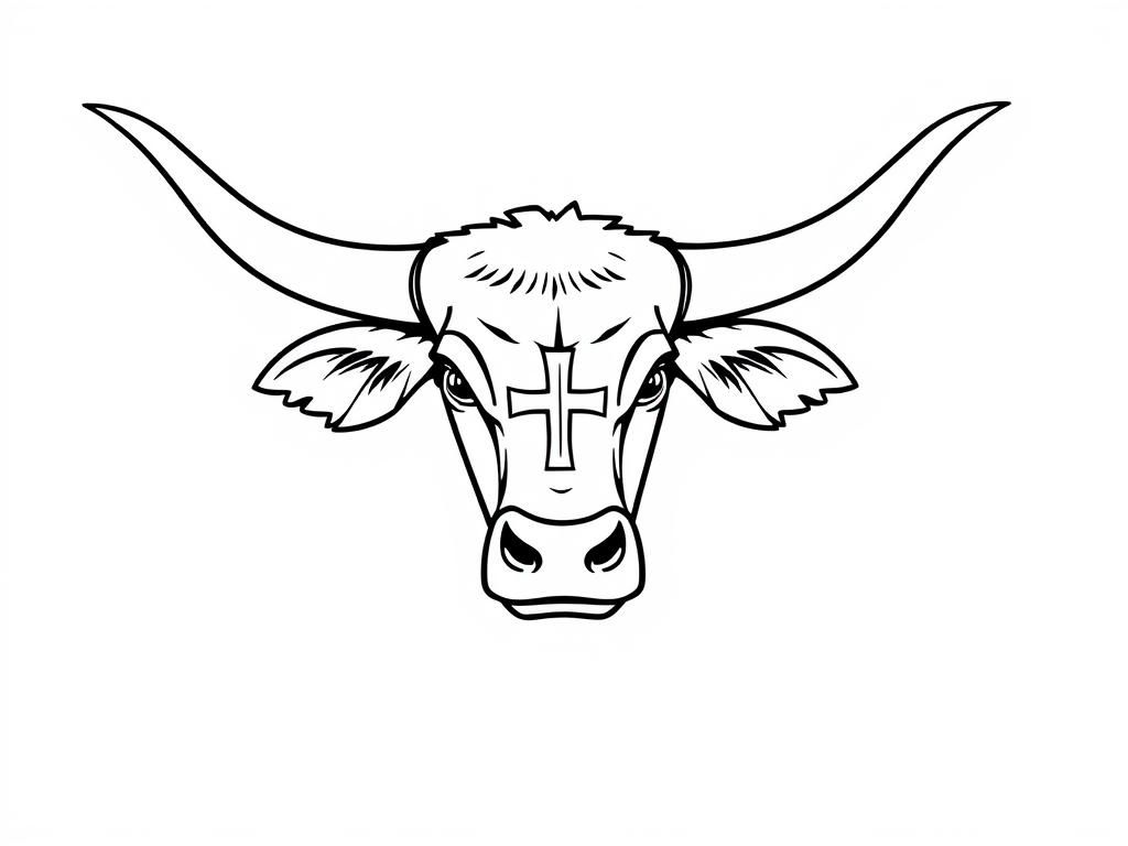 Bull Coloring Page
