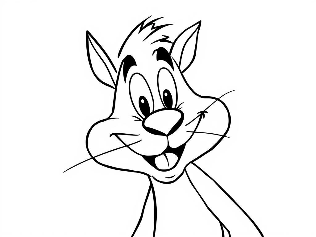 Rabbit Coloring Page
