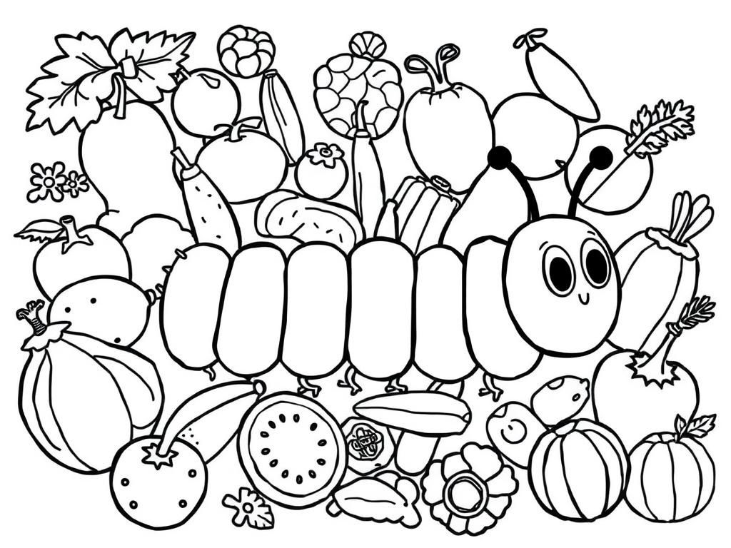 Lots of food for a hungry caterpillar