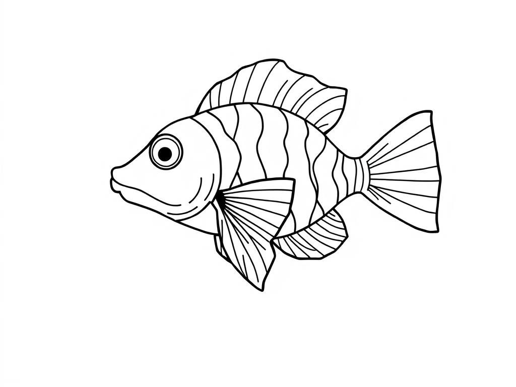 Fish Coloring Page