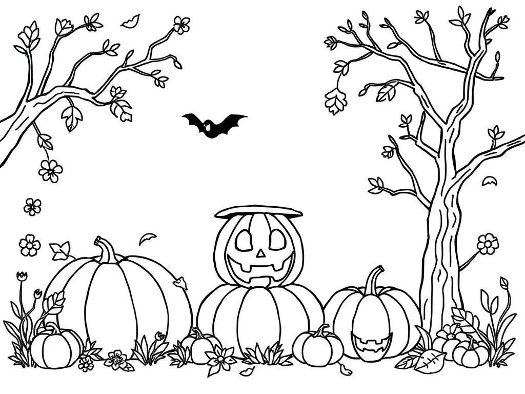 Halloween Coloring Page