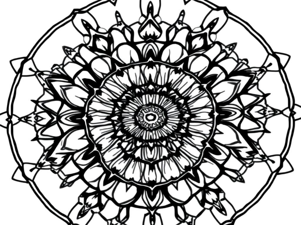 Mandalas Coloring Page