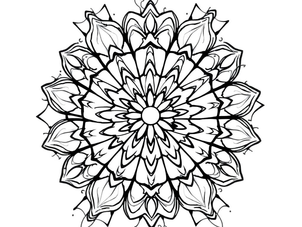 Preview of mandala fleurs