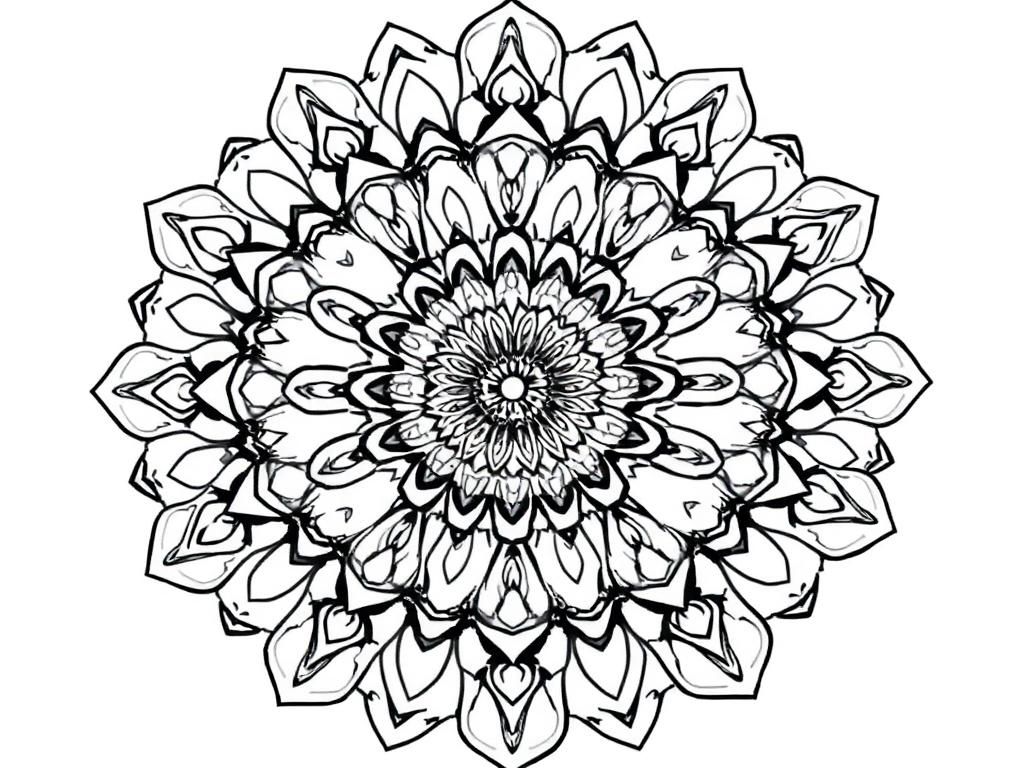 Mandala Coloring Page