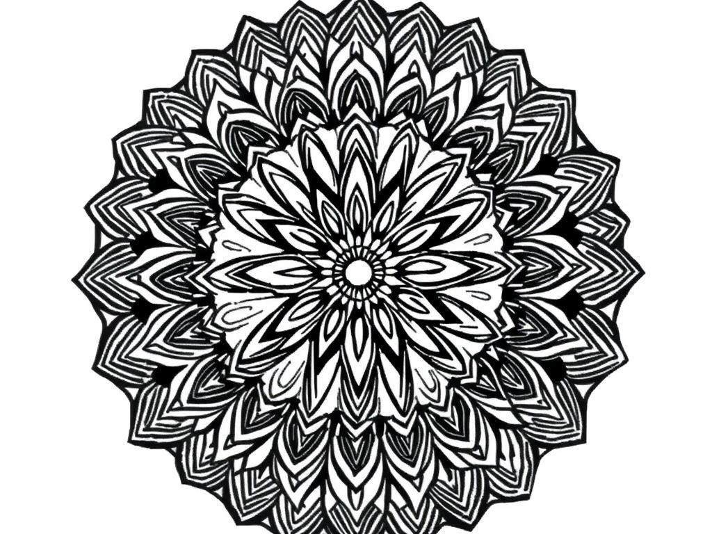 Mandalas Coloring Page