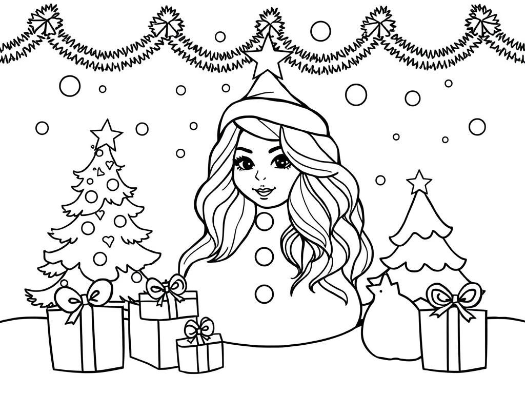 Winter Wonderland Coloring Page