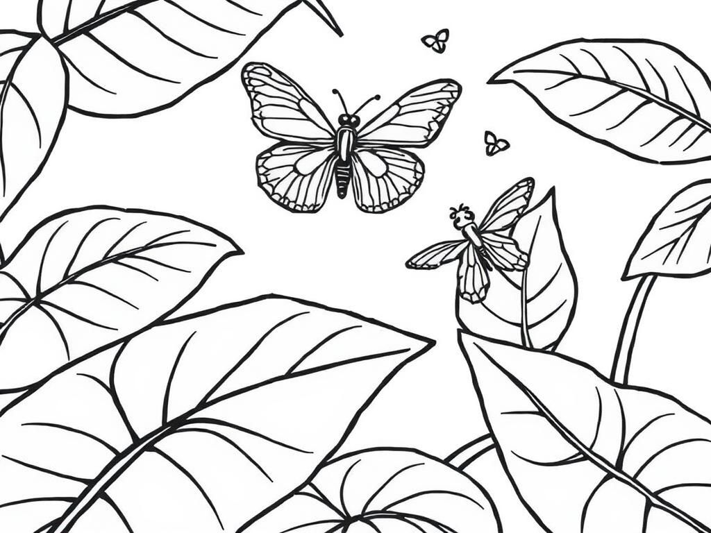 Preview of marijiuana leafs and butteryflys