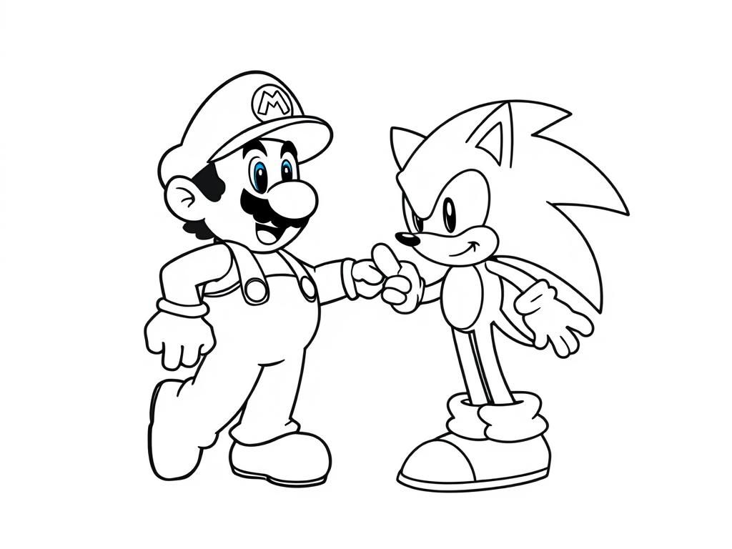 Preview of mario meets sonic