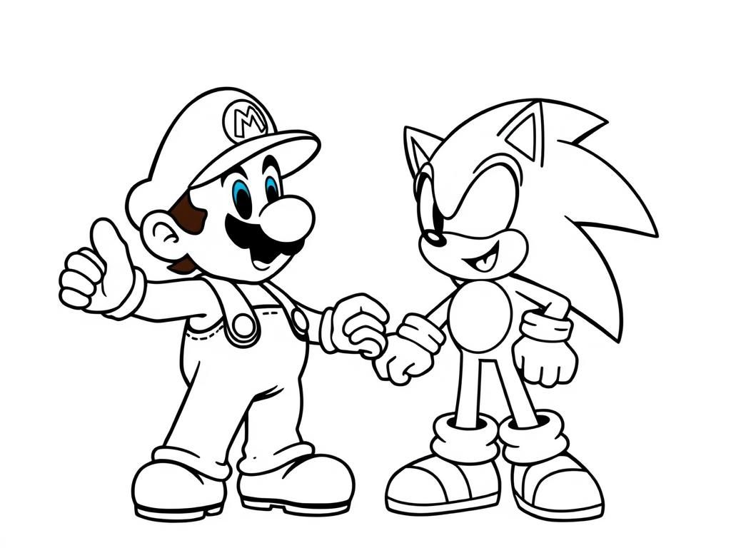 mario meets sonic