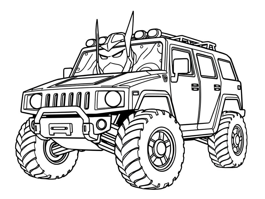 Preview of marvel thor with hummer