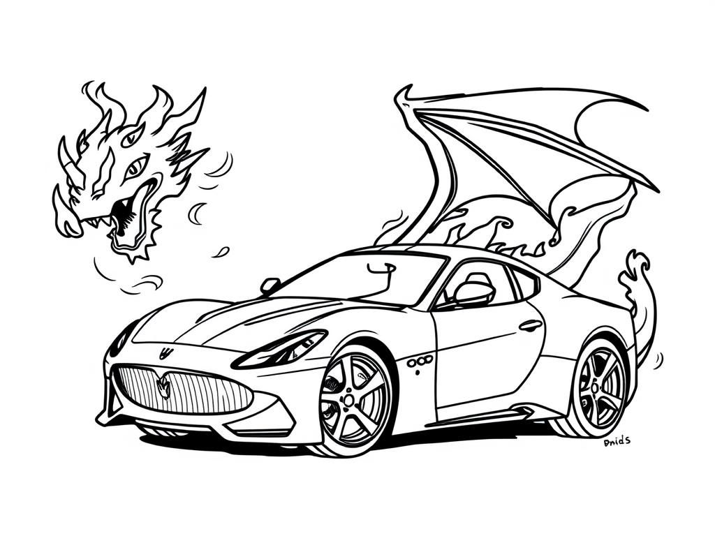 Preview of Maserati Ninja fire dragon