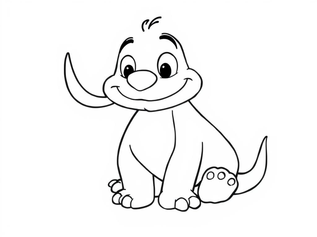 Elephant Coloring Page