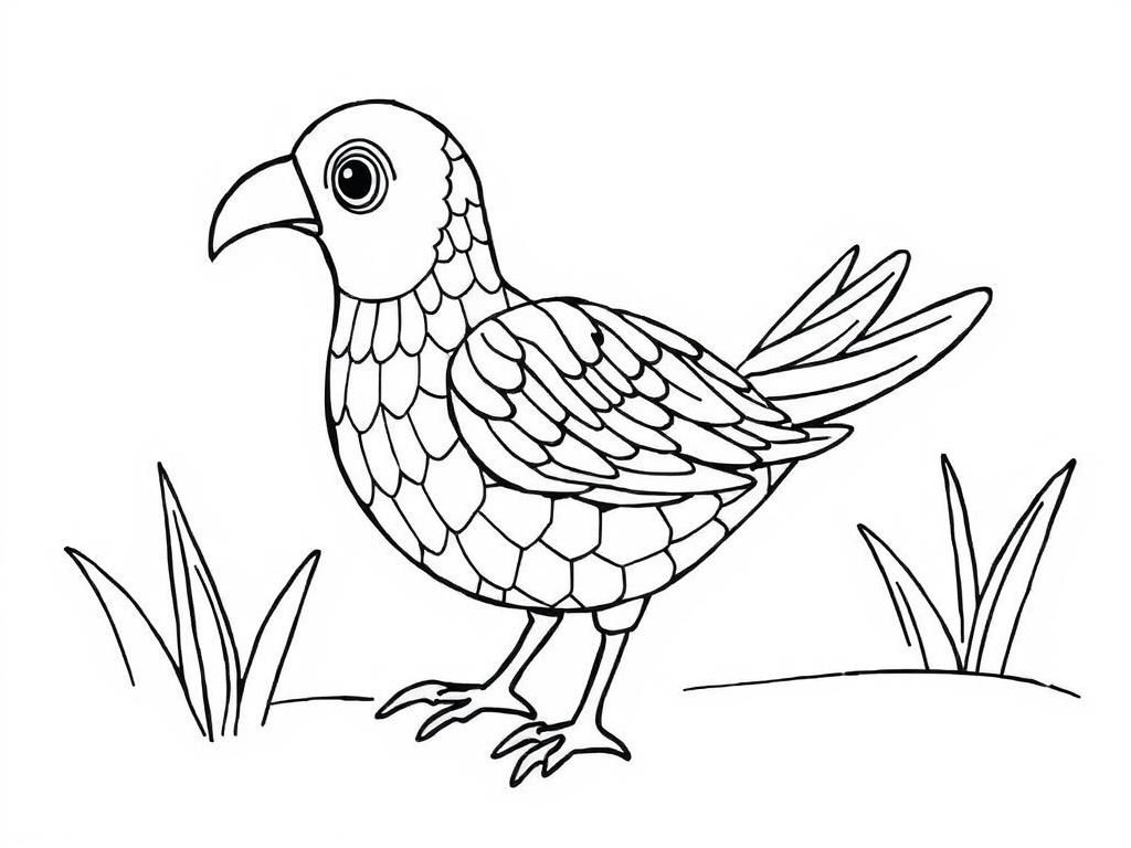 Bird Coloring Page