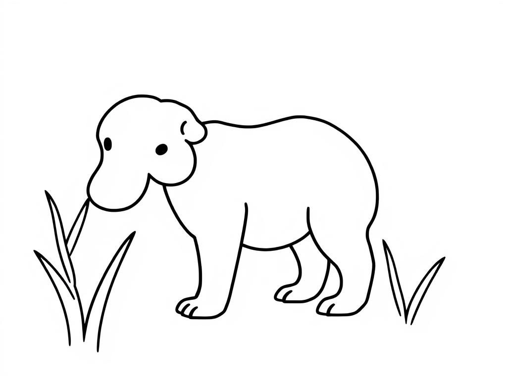 Elephant Coloring Page