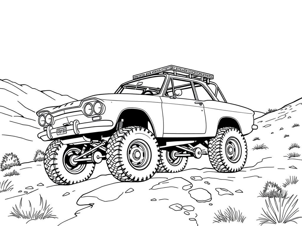 Matt's off-road "Morrvair"(which is a 1961 corvair lakewood that is lifted and has 42" tires) rock crawling in the hills of utah