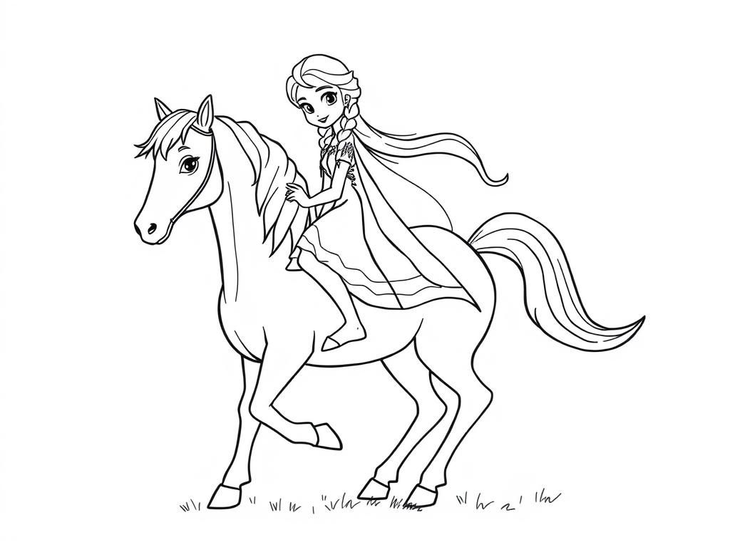 Preview of me and elsa on a pony