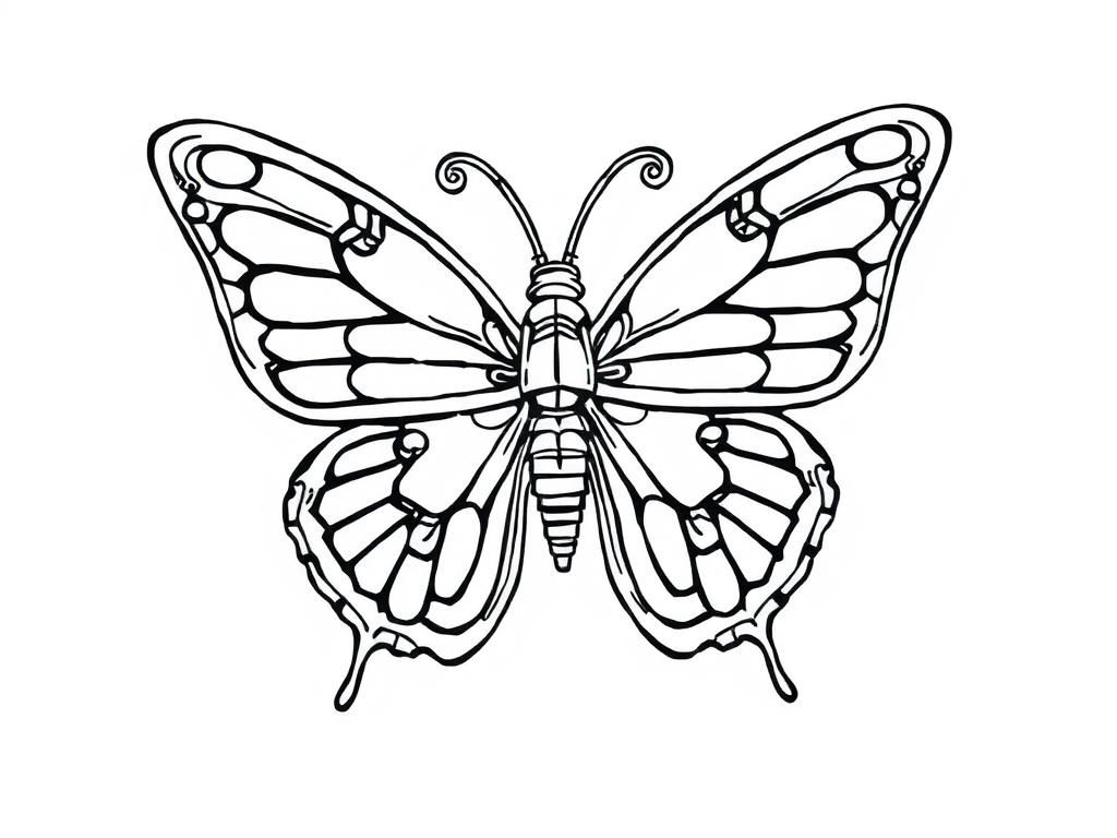 Butterfly Coloring Page