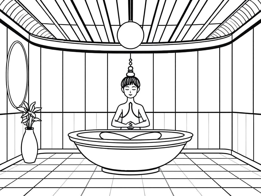 meditative bathroom