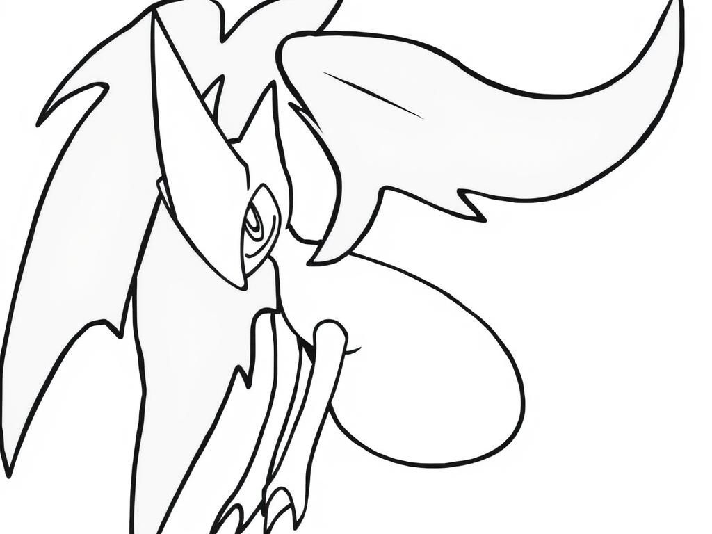 Fantasy Dragon Coloring Page