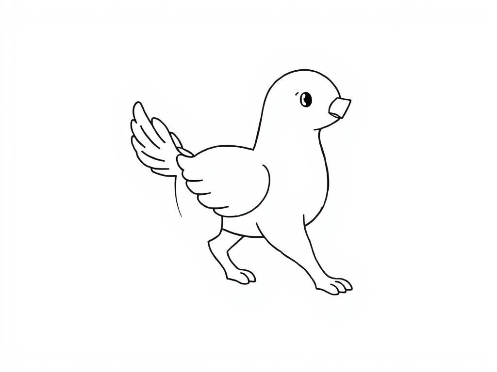 Bird Coloring Page