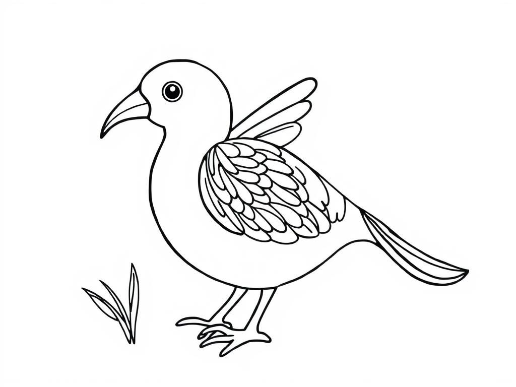 Bird Coloring Page