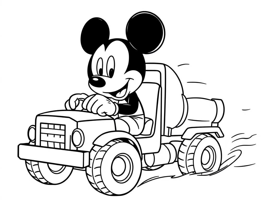 Preview of Mickey driving monstrr truck