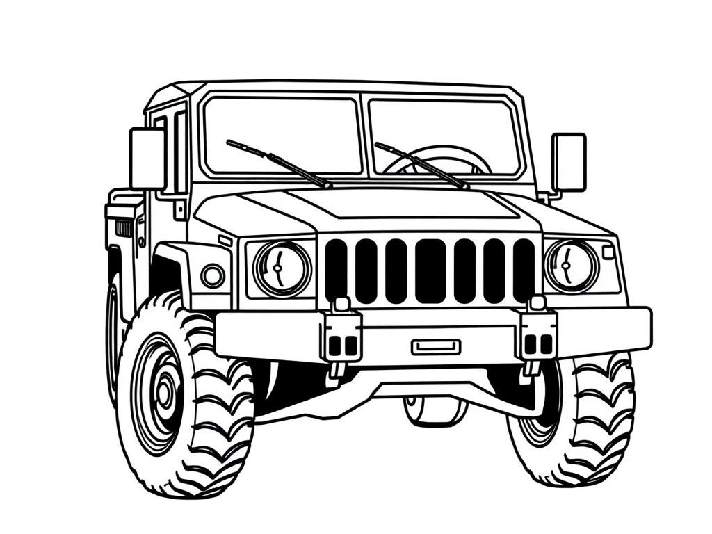 Military humvee